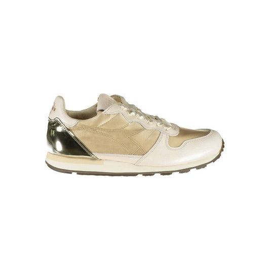 Diadora Beige Leather Women Sneaker