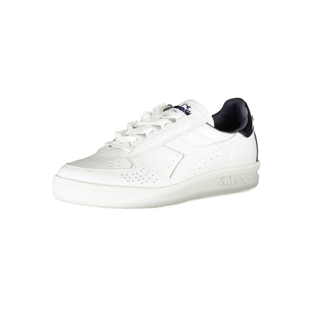 Diadora White Leather Women Sneaker