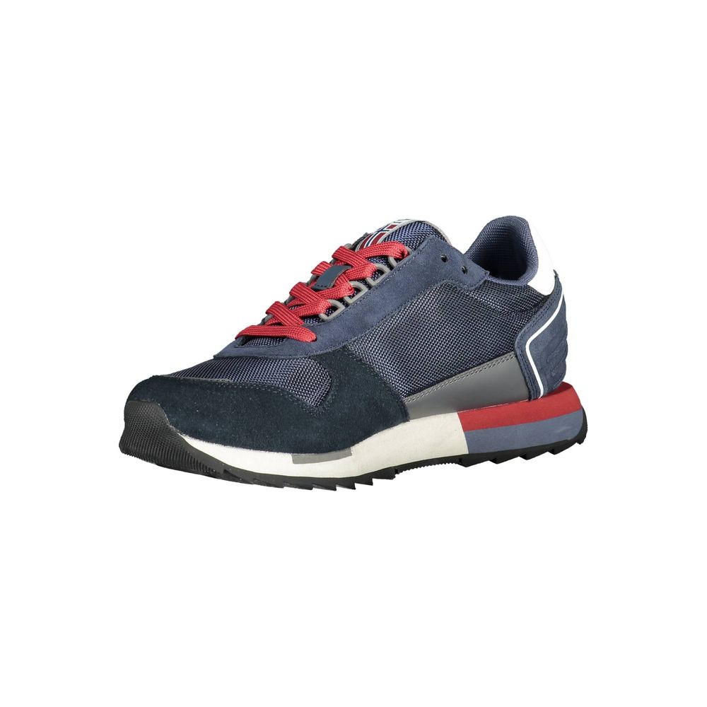 Napapijri Blue Leather Men Sneaker