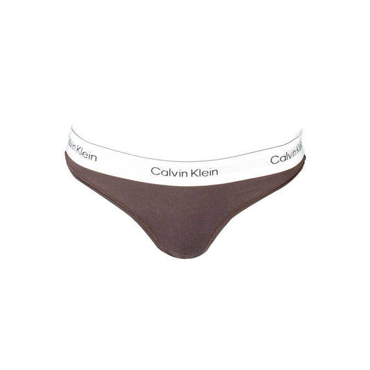 Calvin Klein Brown Cotton Underwear - XS