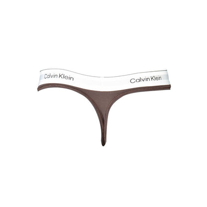 Calvin Klein Brown Cotton Underwear - XS