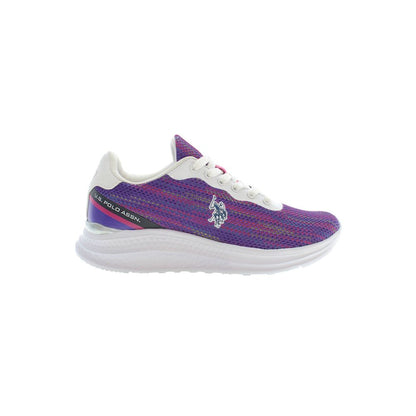 U.S. POLO ASSN. Purple Polyester Women Sneaker