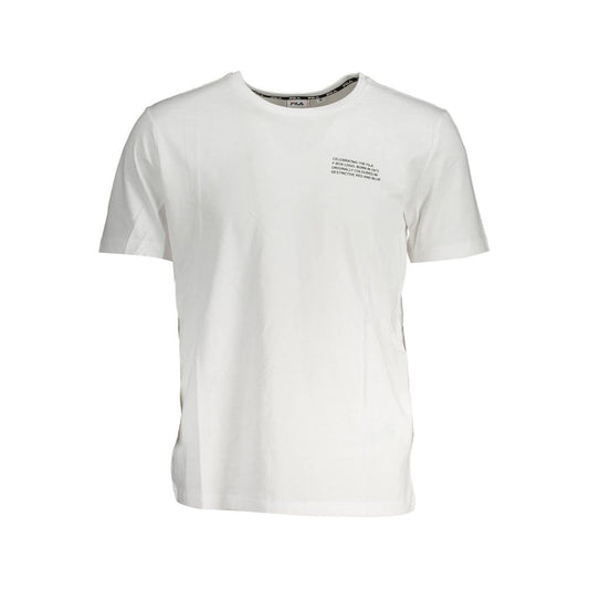 Fila White Cotton Men T-Shirt