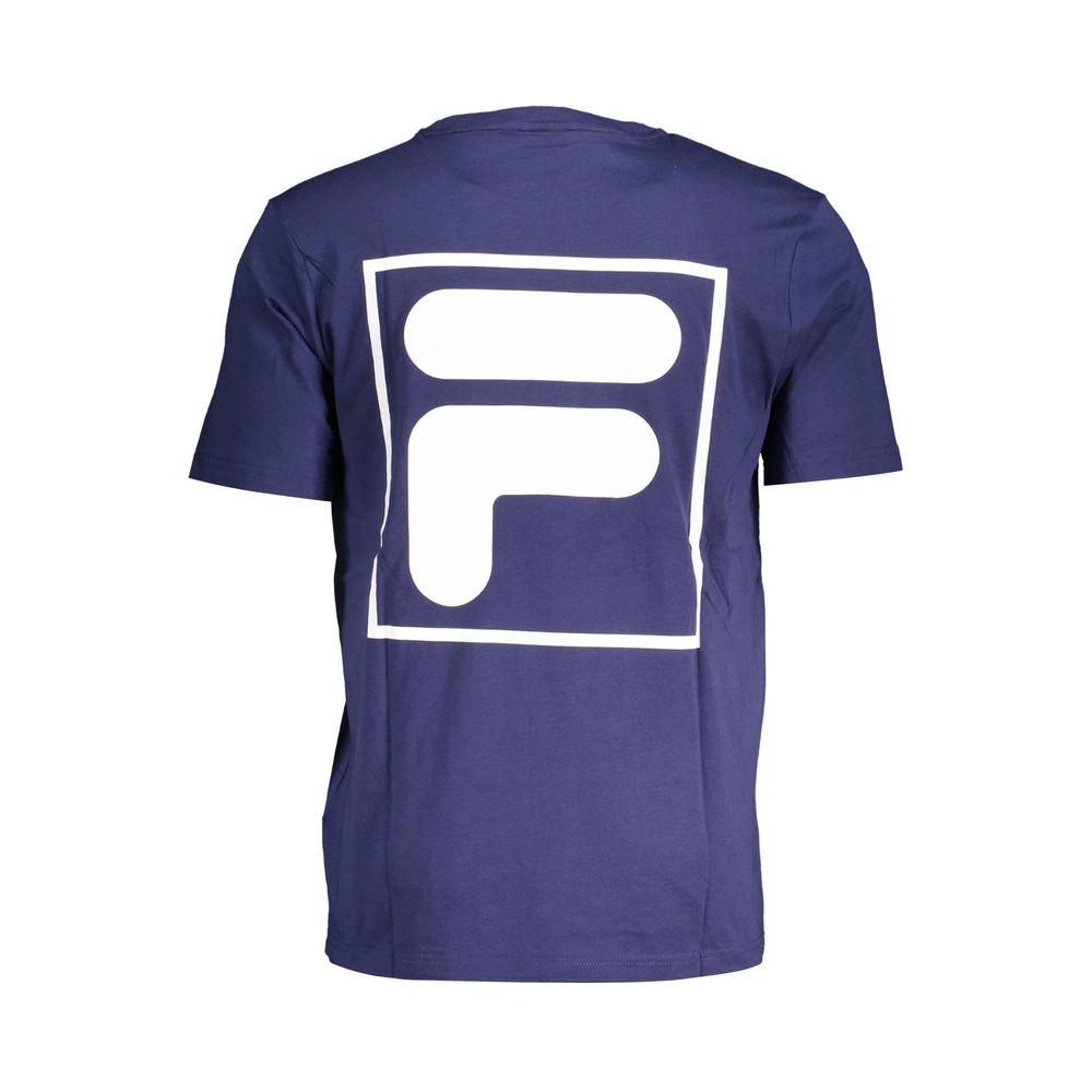 Fila Blue Cotton Men T-Shirt