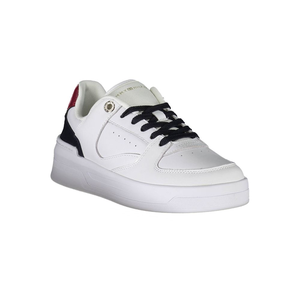 Tommy Hilfiger White Leather Women Sneaker