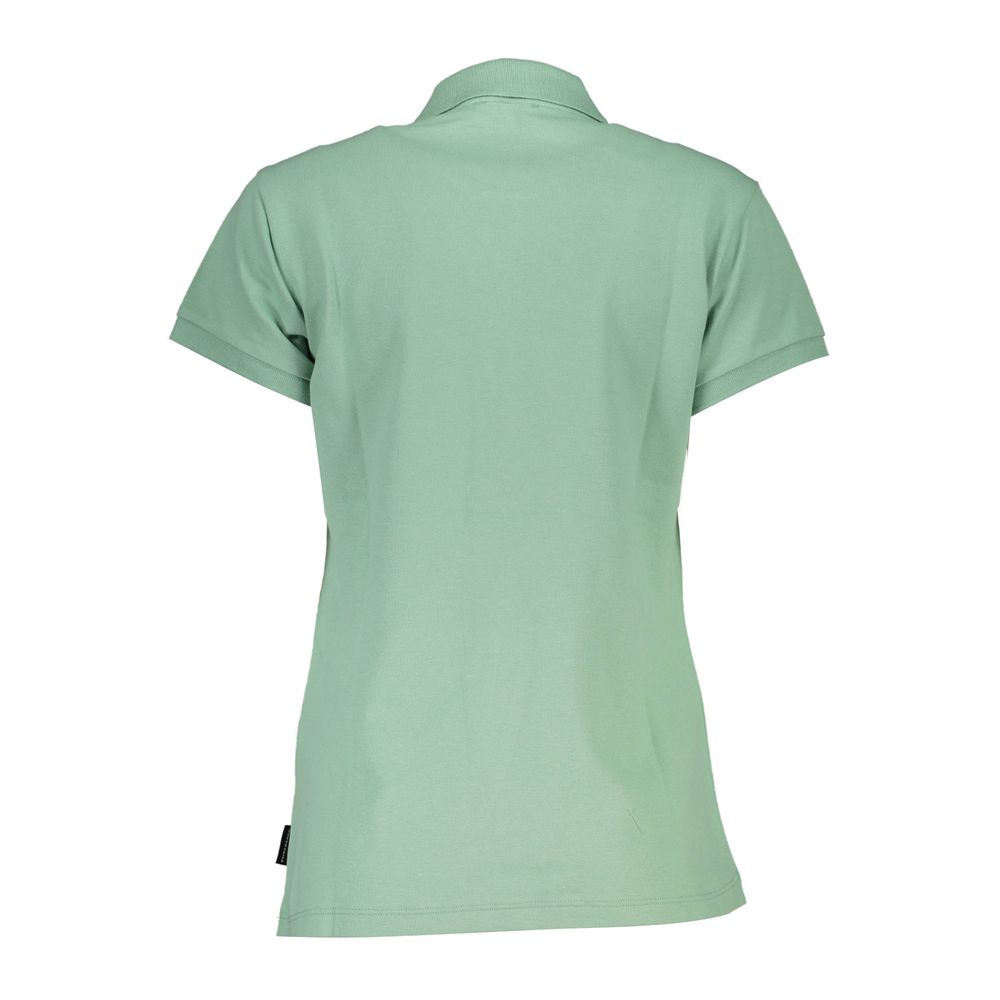 North Sails Green Cotton Women Polo Shirt