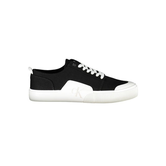 Calvin Klein Black Cotton Men Sneaker