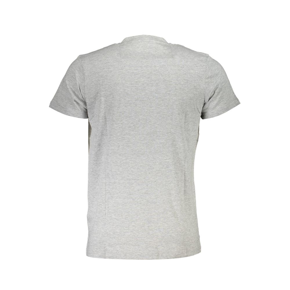 Cavalli Class Gray Cotton T-Shirt