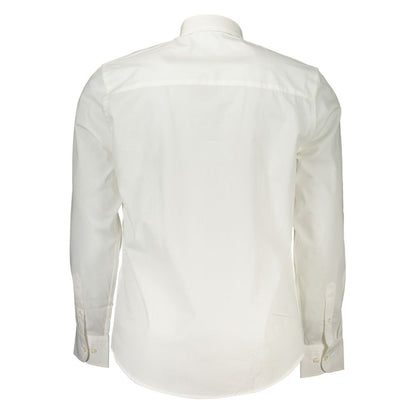 North Sails White Cotton Men Shirt