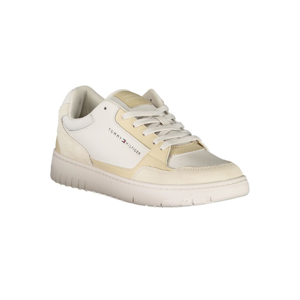 Tommy Hilfiger Beige Polyethylene Men Sneaker