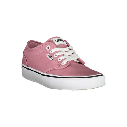 Vans Chic Pink Sneakers with Contrast Laces