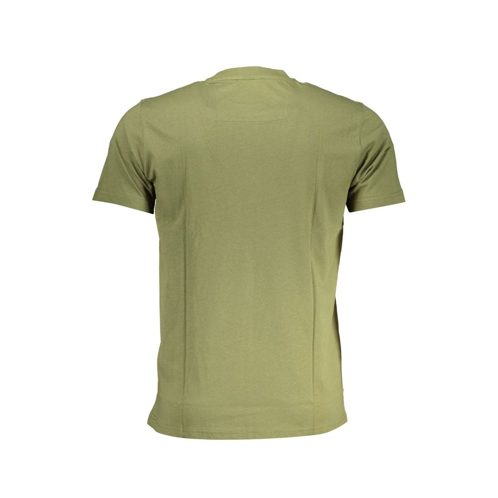 Cavalli Class Green Cotton T-Shirt - M