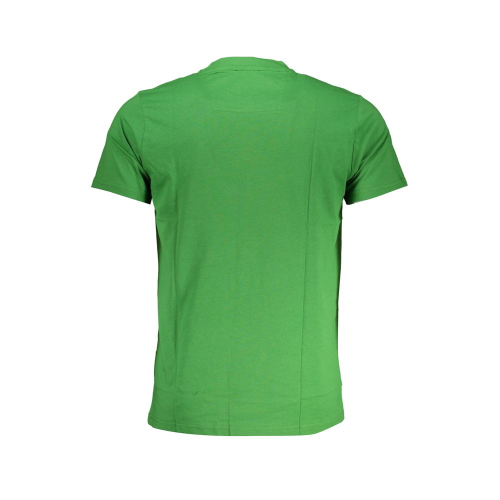 Cavalli Class Green Cotton T-Shirt - M