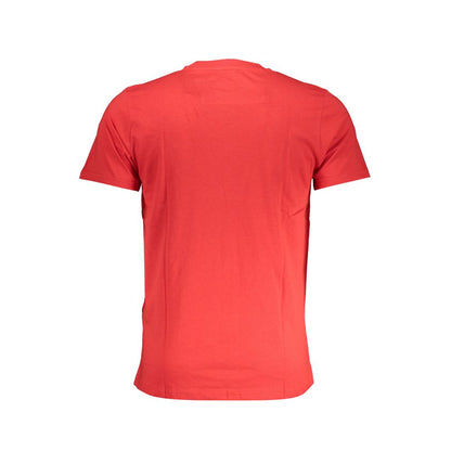 Cavalli Class Red Cotton T-Shirt - M