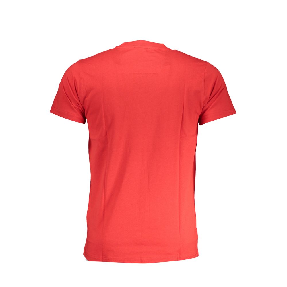 Cavalli Class Red Cotton T-Shirt - M