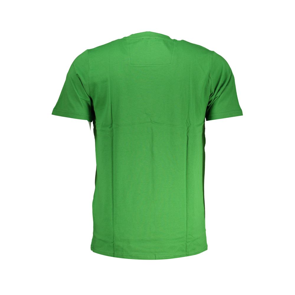 Cavalli Class Green Cotton T-Shirt - M