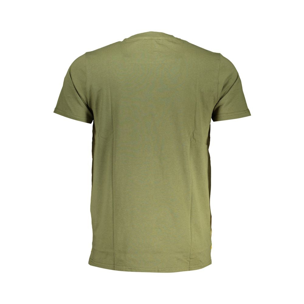 Cavalli Class Green Cotton T-Shirt - L