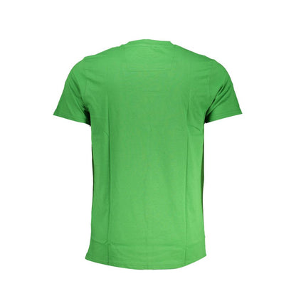 Cavalli Class Green Cotton T-Shirt