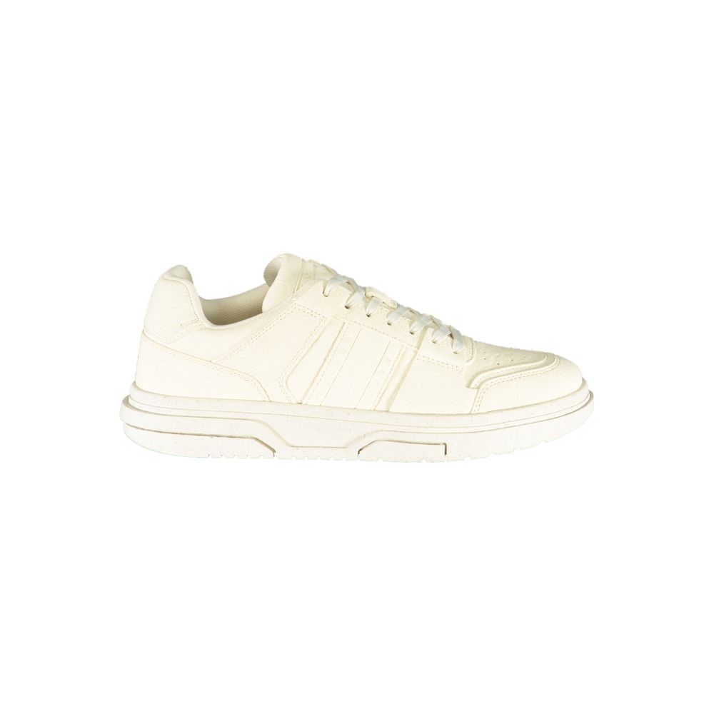 Tommy Hilfiger White Polyester Sneaker - EU40/US7