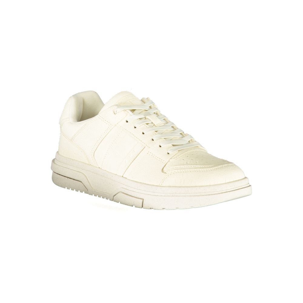 Tommy Hilfiger White Polyester Sneaker - EU40/US7