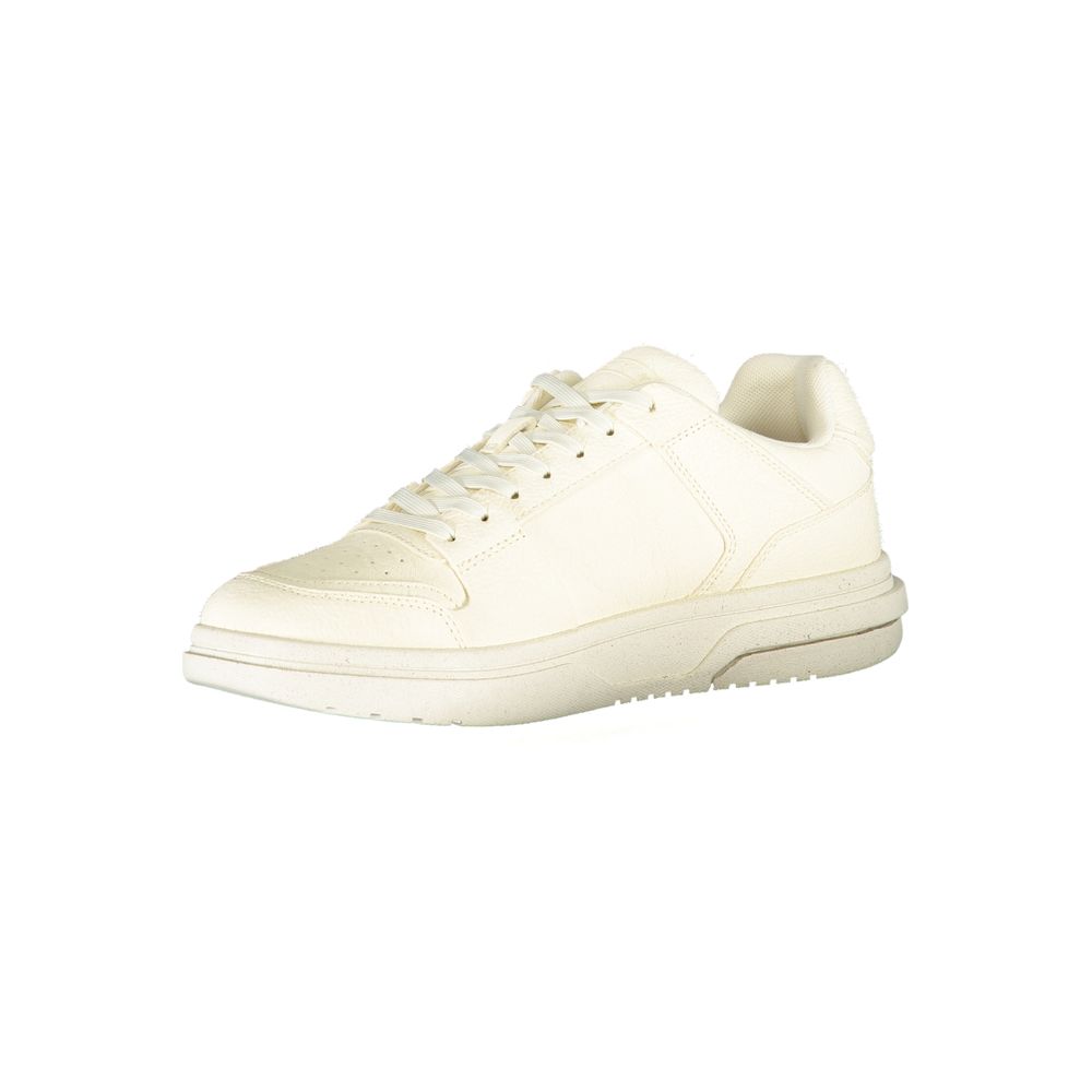 Tommy Hilfiger White Polyester Sneaker - EU40/US7