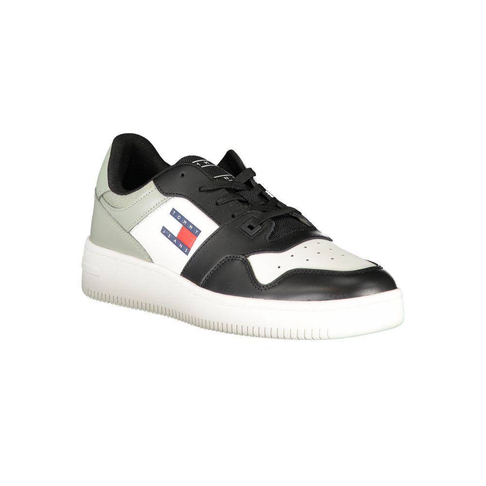 Tommy Hilfiger Black Polyester Sneaker - EU40/US7