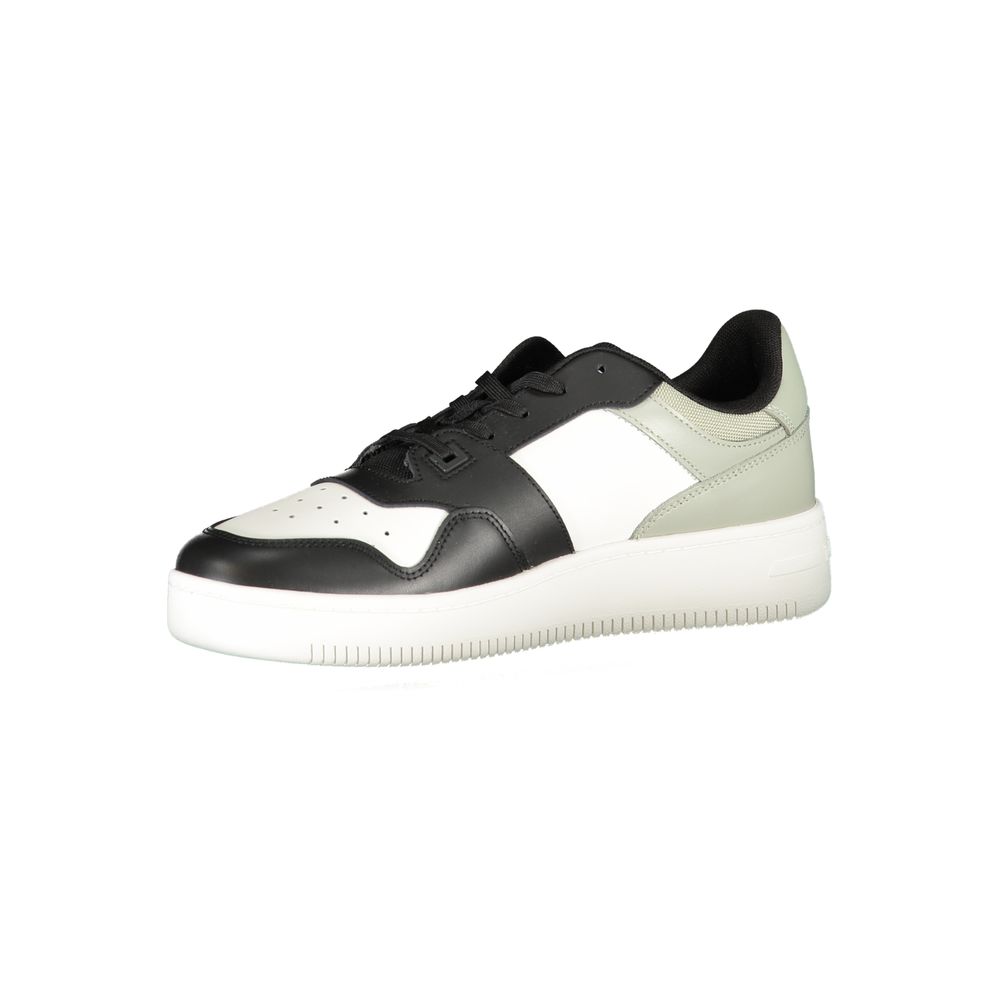 Tommy Hilfiger Black Polyester Sneaker - EU40/US7