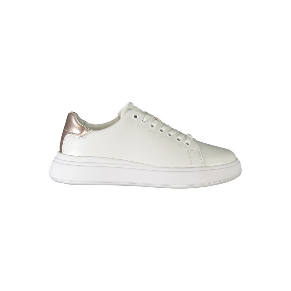 Calvin Klein White Polyester Sneaker - EU36/US6