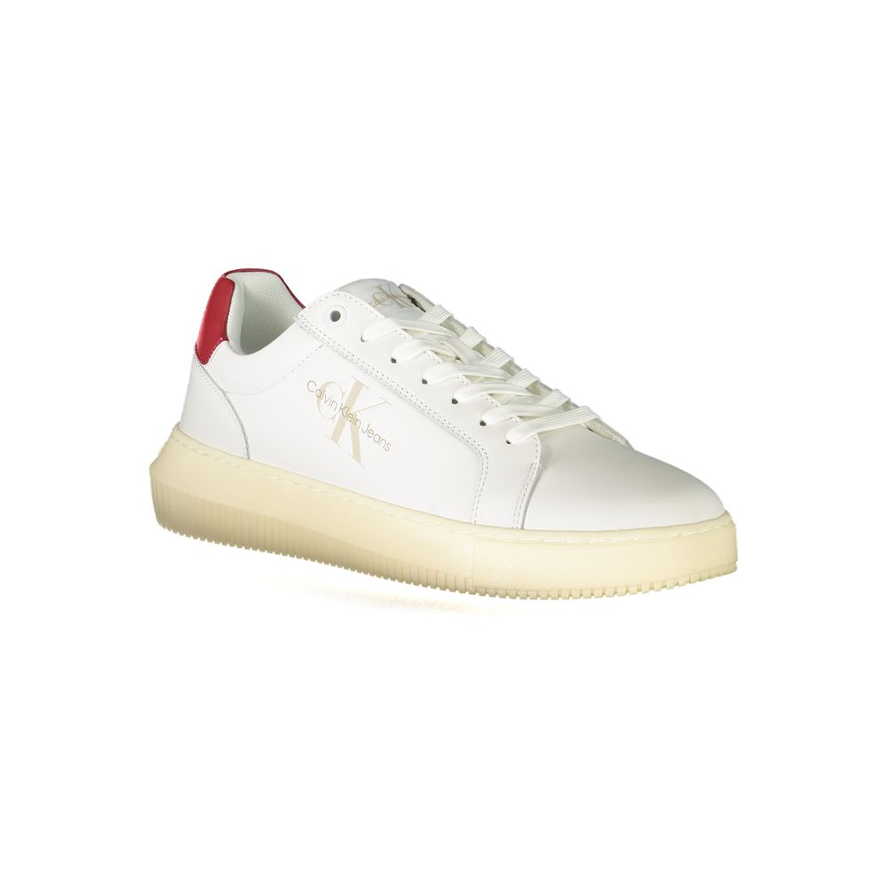 Calvin Klein White Polyester Sneaker - EU40/US7