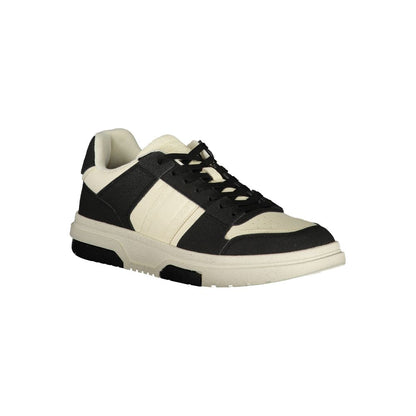 Tommy Hilfiger Black Polyester Sneaker - EU40/US7