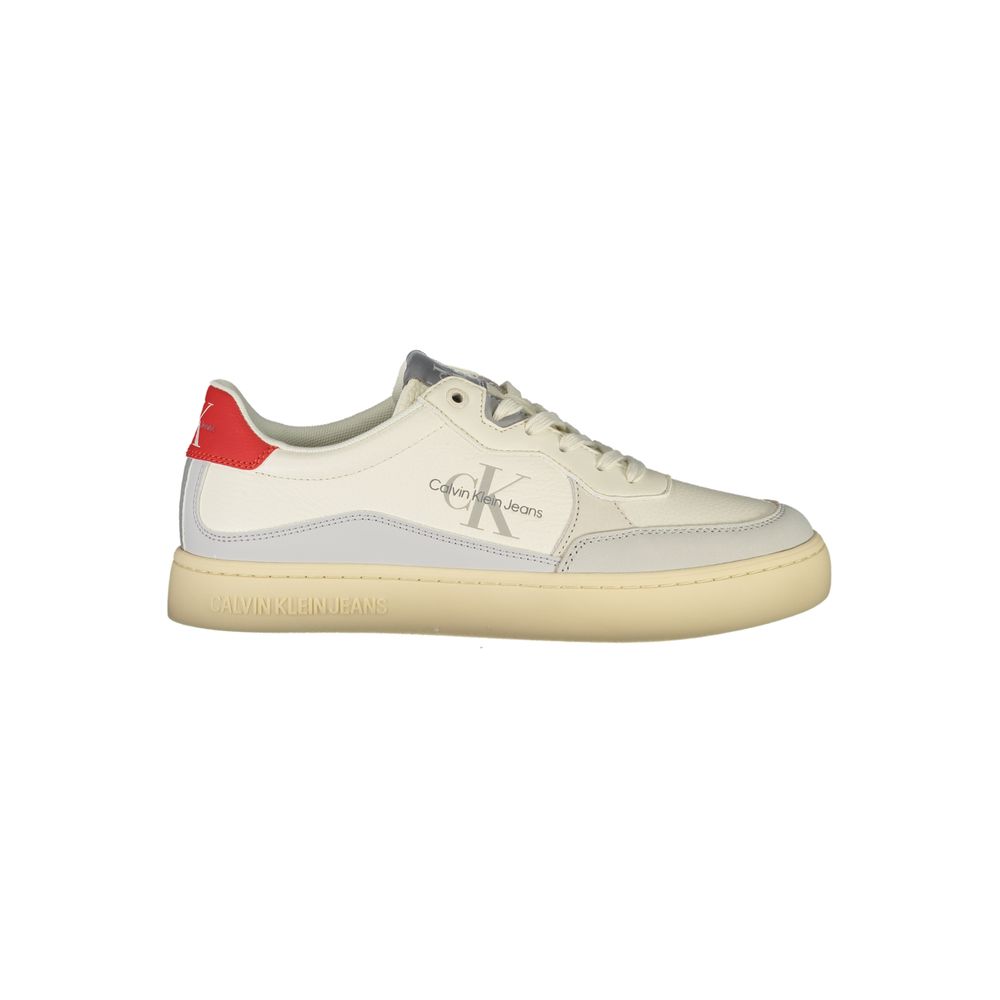 Calvin Klein White Polyester Sneaker - EU40/US7