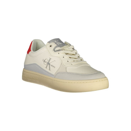 Calvin Klein White Polyester Sneaker - EU40/US7