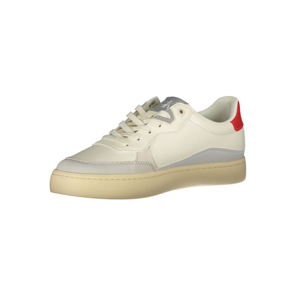 Calvin Klein White Polyester Sneaker - EU40/US7