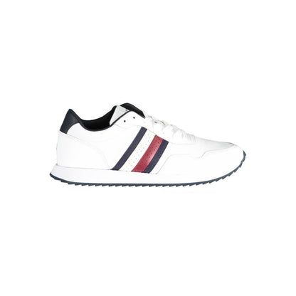 Tommy Hilfiger White Polyester Sneaker - EU40/US7