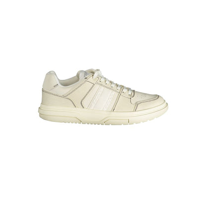 Tommy Hilfiger White Polyester Sneaker - EU40/US7