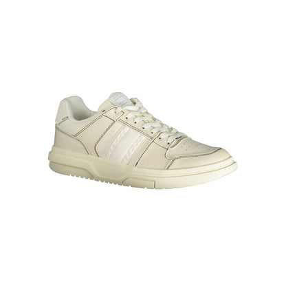 Tommy Hilfiger White Polyester Sneaker - EU40/US7