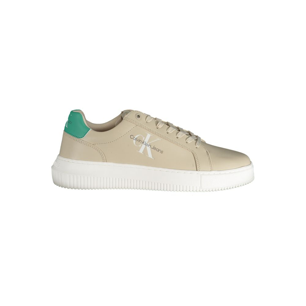 Calvin Klein Beige Polyester Sneaker - EU40/US7