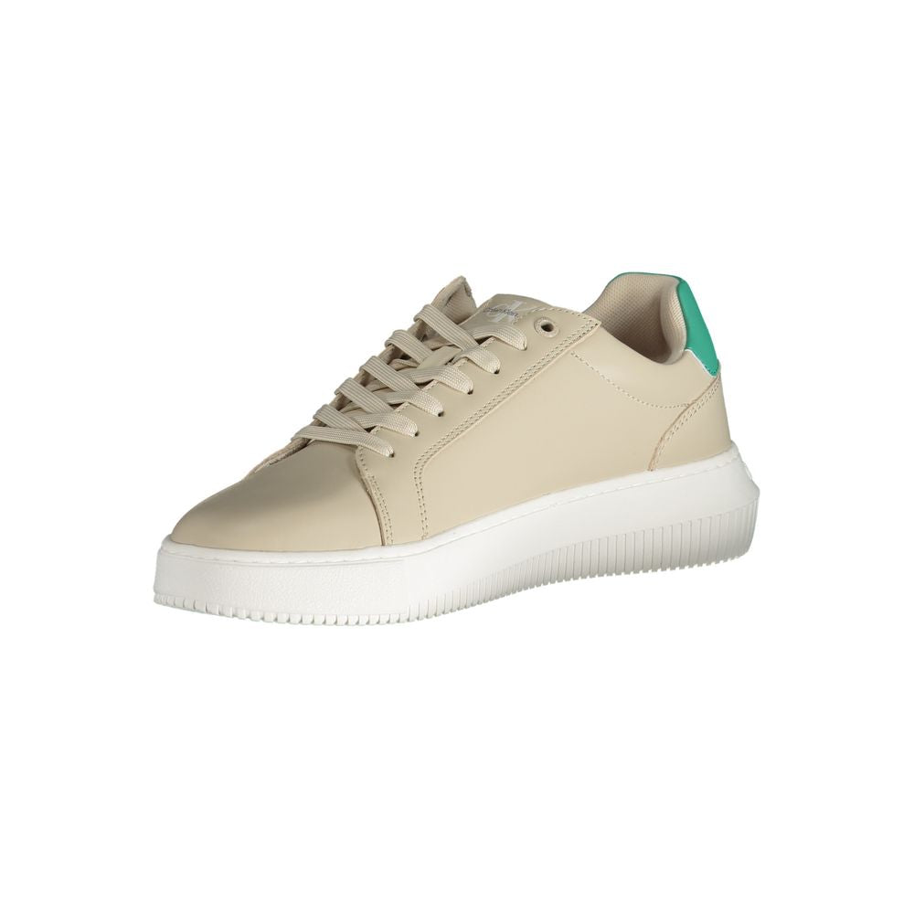 Calvin Klein Beige Polyester Sneaker - EU40/US7