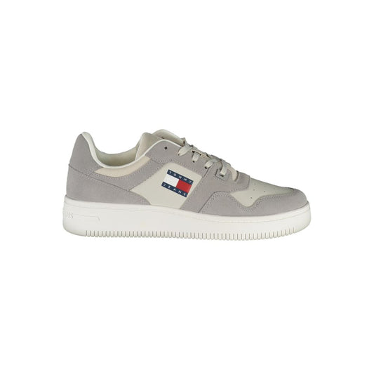 Tommy Hilfiger Gray Polyester Sneaker - EU40/US7