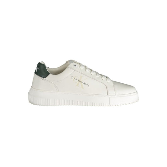 Calvin Klein White Polyester Sneaker - EU45/US12