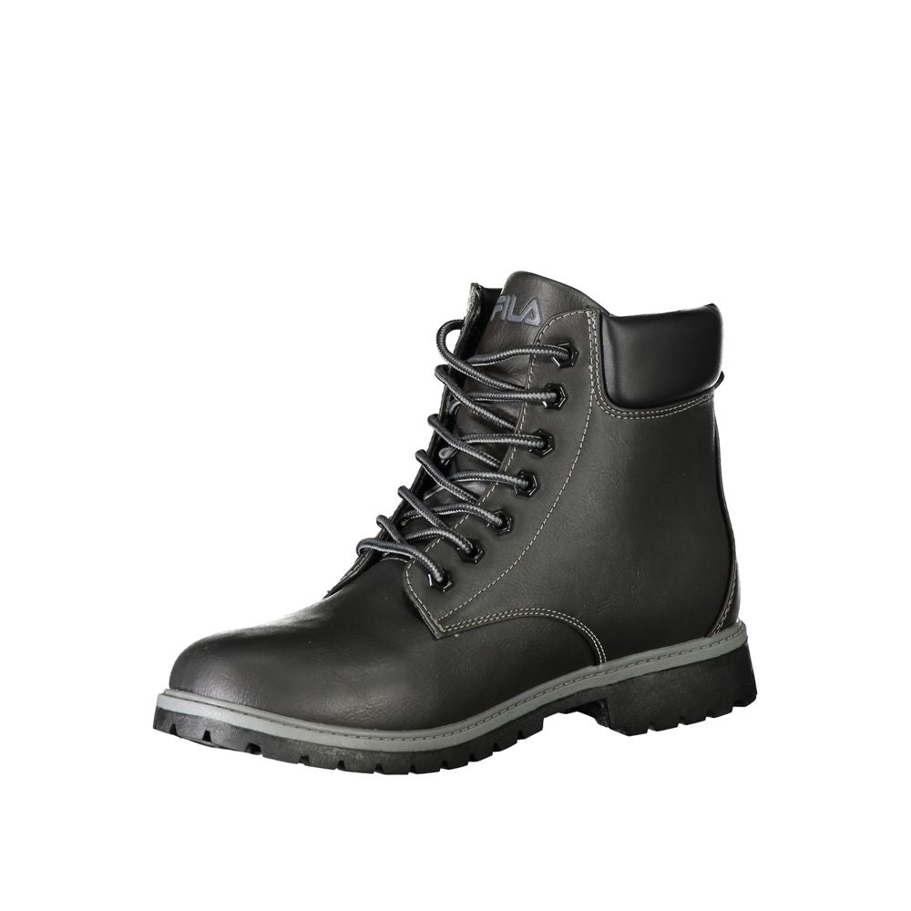 Fila Black Polyester Men Boot - EU41/US8