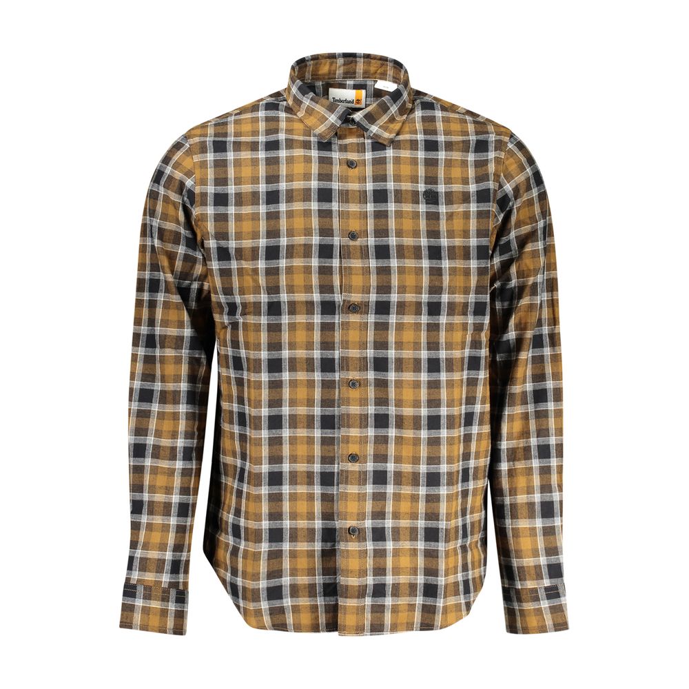 Timberland Brown Cotton Shirt - M