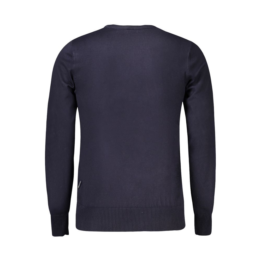 Coveri Moving Blue Viscose Men Sweater