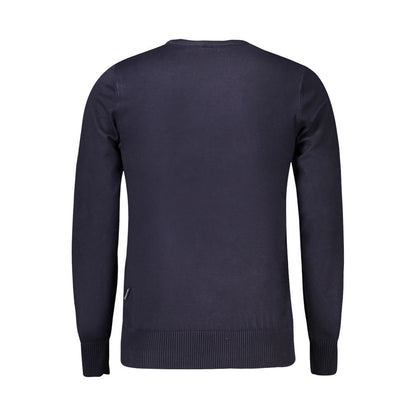 Coveri Moving Blue Viscose Men Sweater