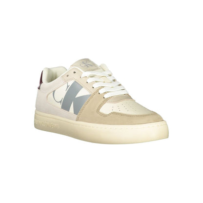 Calvin Klein Beige Polyester Men Sneaker