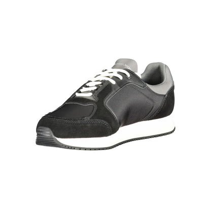 Calvin Klein Black Leather Men Sneaker