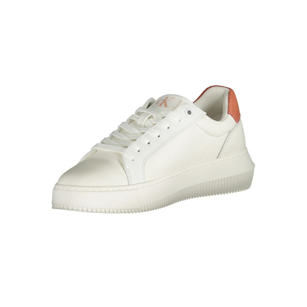 Calvin Klein White Polyethylene Women Sneaker