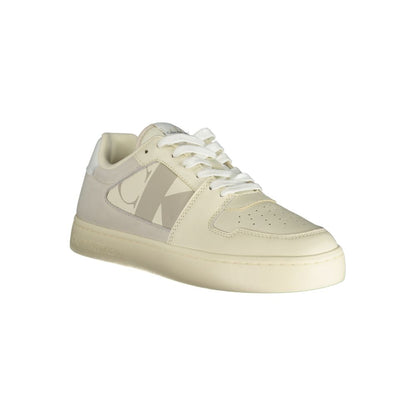 Calvin Klein White Polyethylene Men Sneaker