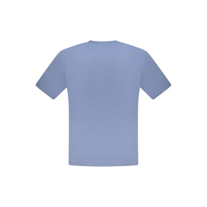 North Sails Blue Cotton Men T-Shirt