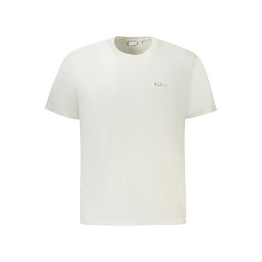 Pepe Jeans White Cotton Men T-Shirt